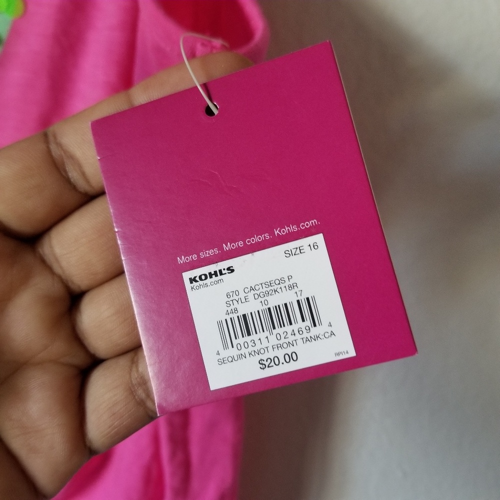 SOLD ๐ซ So Graphic Tank Top Girl 16 (NWT) - Picture 6 of 6